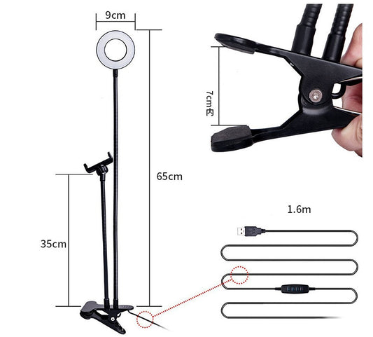 LED Selfie Ring Light for Live