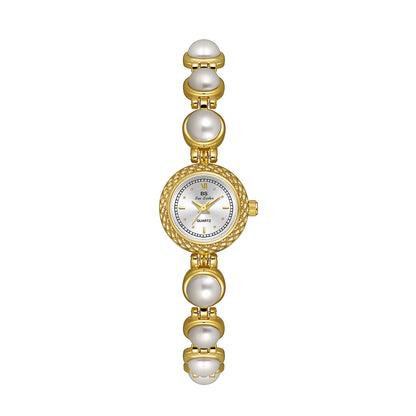 BS New Hot Selling Factory Direct Sales Foreign Trade Xiaoxiang Middle Ancient Light Luxury Pearl Bracelet Watch Temperament Female Watch FA1805
